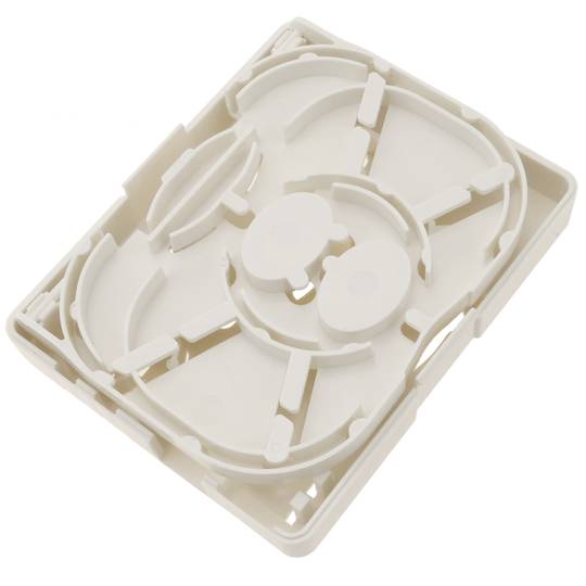 Caja de conexiones para fibra óptica de 2 puertos LC SC con ordenador de fibras