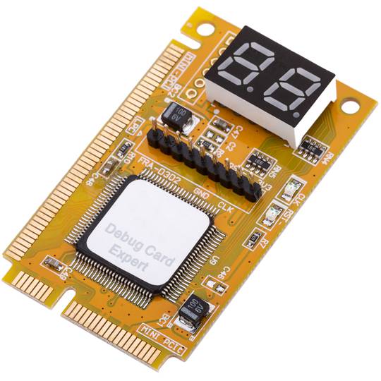 LPC diagnosis card miniPCI visor miniPCIe 2 digits