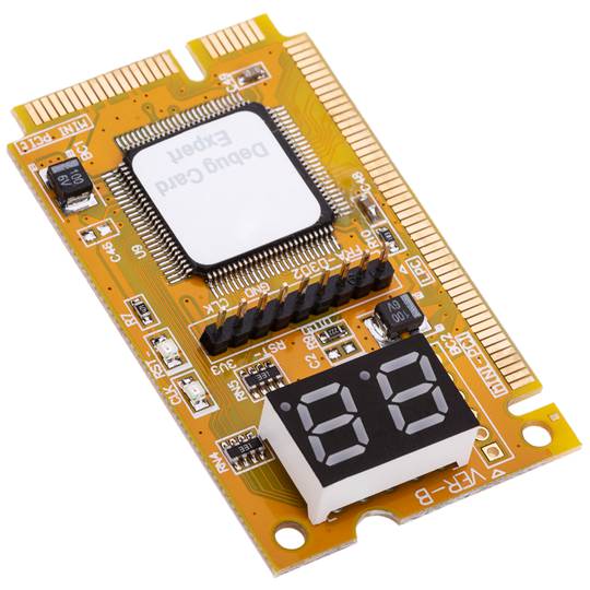 LPC diagnosis card miniPCI visor miniPCIe 2 digits