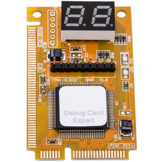 LPC diagnosis card miniPCI visor miniPCIe 2 digits