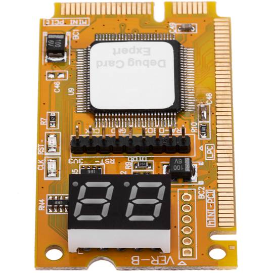 LPC diagnosis card miniPCI visor miniPCIe 2 digits