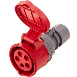 Industrie Steckdose CEE plug weiblich 3P+T+N 32A 380V IP44 IEC-60309 für oberfläche