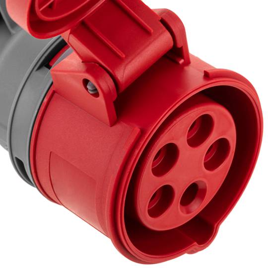 Industrie Steckdose CEE plug weiblich 3P+T+N 32A 400V  IP44 IEC-60309 für oberfläche