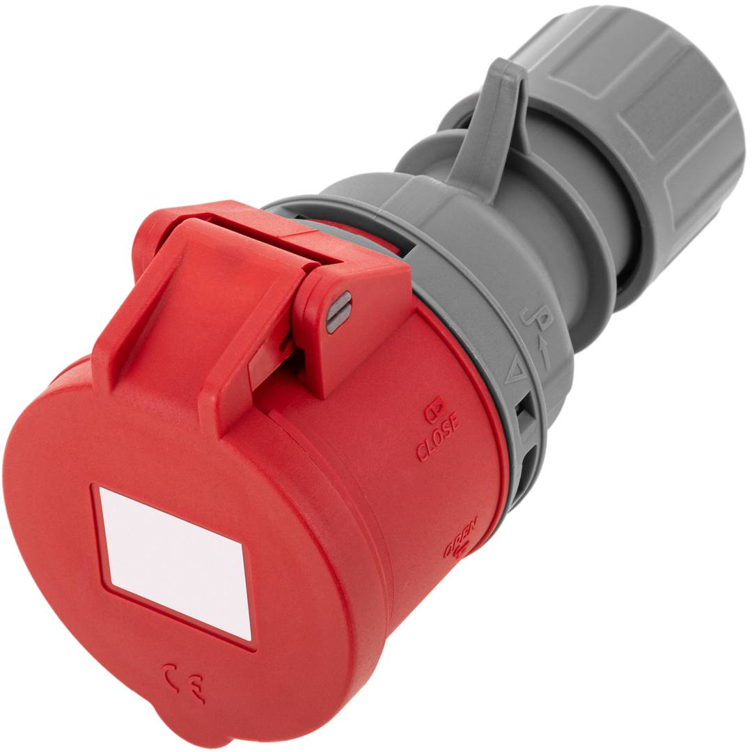 Industrie Steckdose CEE plug weiblich 3P+T+N 32A 400V  IP44 IEC-60309 für oberfläche