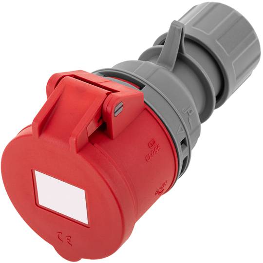 Industrie Steckdose CEE plug weiblich 3P+T+N 32A 400V  IP44 IEC-60309 für oberfläche