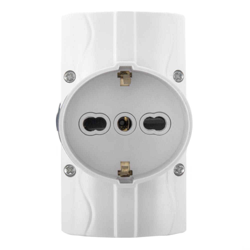 Industrial outlet Adaptor CEE plug male to 3 x Schuko plug female 2P+T 16A 250V IEC-60309