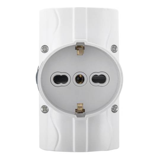 Industrial outlet Adaptor CEE plug male to 3 x Schuko plug female 2P+T 16A 250V IEC-60309