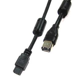 IEEE 1394b Super câble FireWire 800 (Bilingual/6-Pin) 1,8