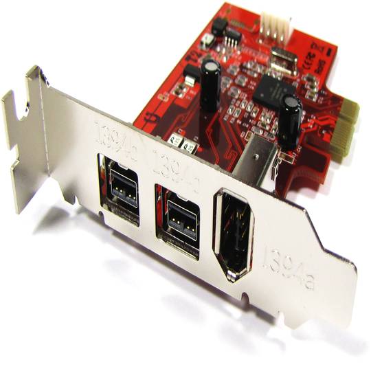 PCI-Express FireWire 800 IEEE 1394b FLEX-ATX (2B +1 A)