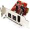 PCI-Express FireWire 800 IEEE 1394b FLEX-ATX (2B +1 A)