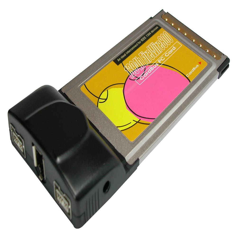 Adaptador CARDBUS FireWire 800 IEEE 1394b (2B 1A)