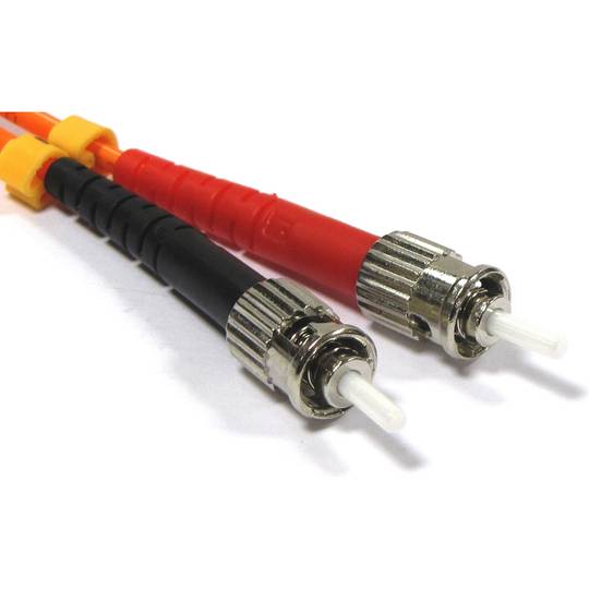 ST Cabo de Fibra Óptica para ST duplex multimodo 50/125 de 3 m