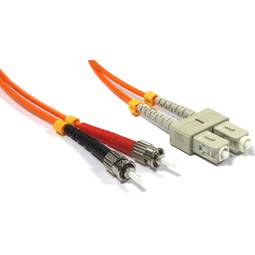 Câble à fibre optique ST à SC duplex multimode 50/125 du 15 m