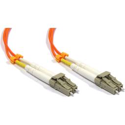 Câble fibre optique LC à LC duplex multimode 50/125 de 2 m