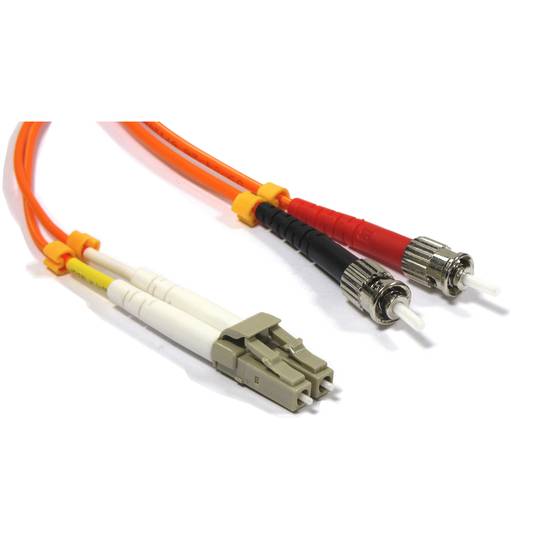 Cabo de Fibra Óptica para LC ST Multimodo Duplex 50/125 de 2 m