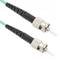 Cable OM3 de fibra òptica ST a ST multimode simplex 50/125 de 25 m