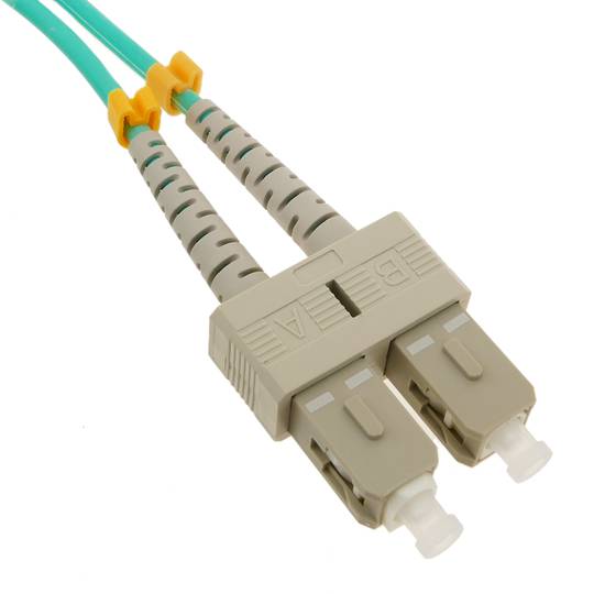 Cable OM3 de fibra òptica SC a SC multimode duplex 50/125 de 1m