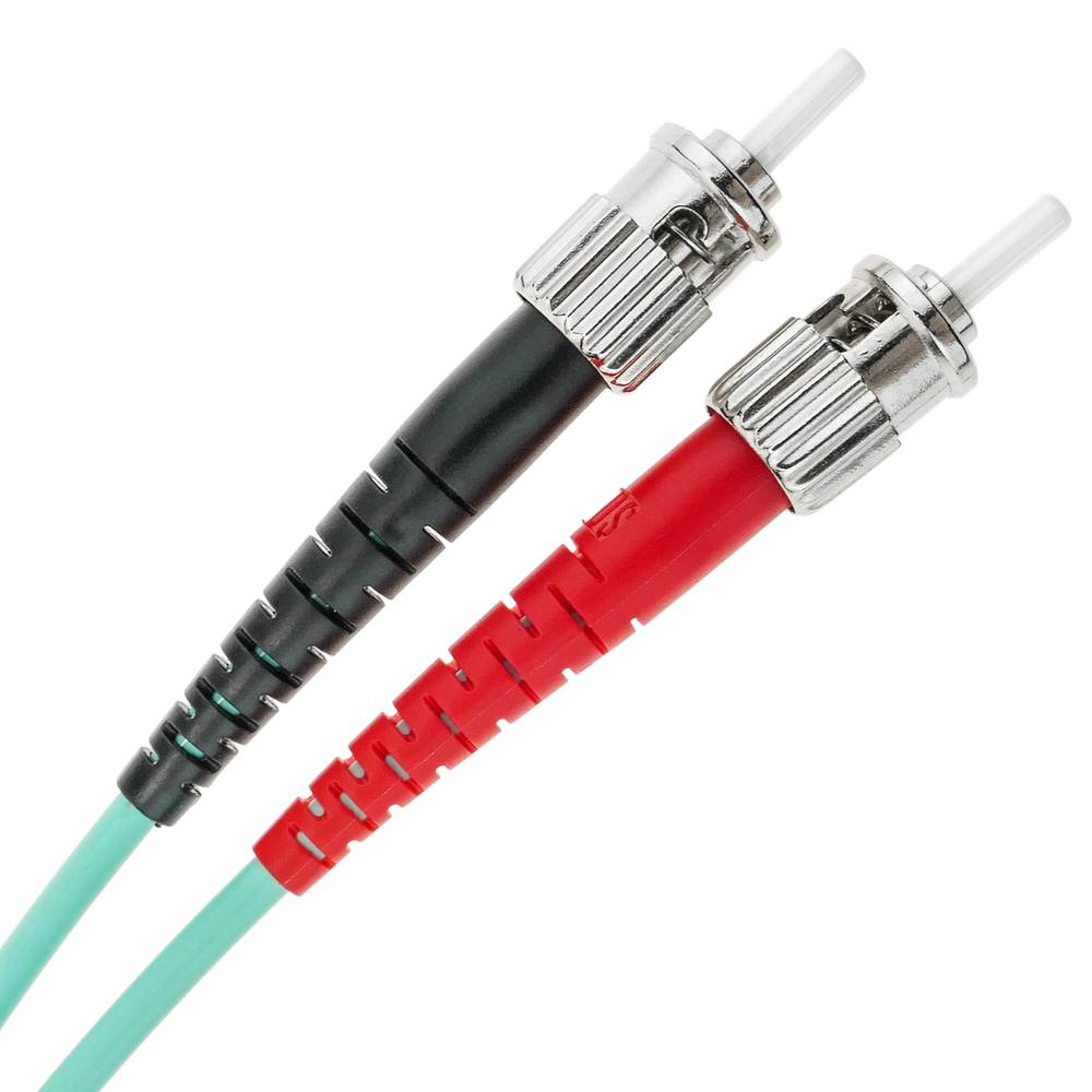 OM3-glasvezelkabel ST naar ST multimode duplex 50/125 7m