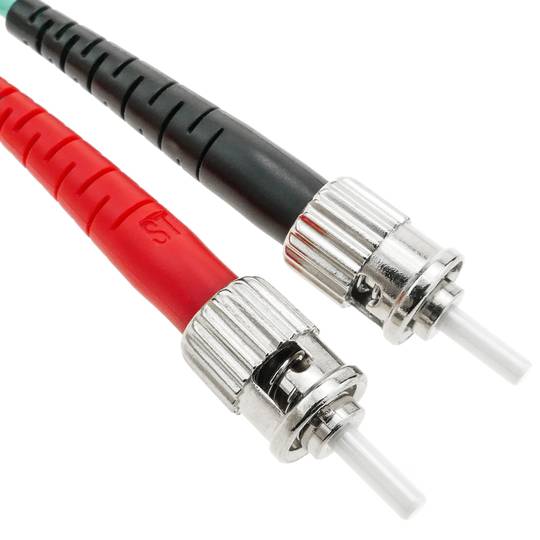 OM3-glasvezelkabel ST naar ST multimode duplex 50/125 7m