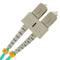 OM3 cavo in fibra ottica ST a SC duplex multimodale 50/125 25m