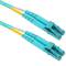 OM3 Fiber Optic Cable LC/UPC to LC/UPC duplex 50/125 multimode 1m