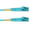 OM3 Fiber Optic Cable LC/UPC to LC/UPC duplex 50/125 multimode 1m