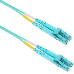 Cable de fibra óptica OM4 para router de LC a LC multimodo dúplex  50µm/125µm, 50 cm - Hydrabazaar