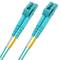 Cavo in fibra ottica OM3 LC duplex multimodale a LC 50/125 10m