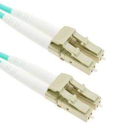 Cavo in fibra ottica OM3 LC duplex multimodale a LC 50/125 25m