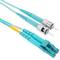 OM3 Lichtwellenleiter LC auf ST 3m Multimode duplex 50/125