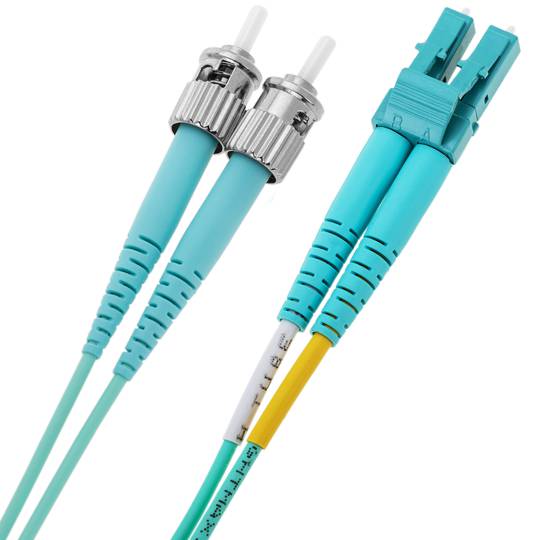 OM3 Lichtwellenleiter LC auf ST 3m Multimode duplex 50/125