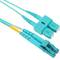 Cable OM3 de fibra òptica LC a SC multimode duplex 50/125 de 3m