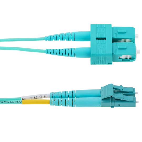 Cable OM3 de fibra òptica LC a SC multimode duplex 50/125 de 3m