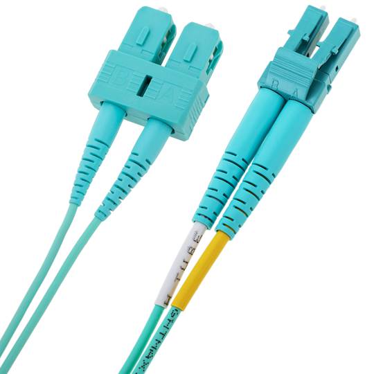 OM3 cavi in fibra ottica LC Duplex SC Multimode 50/125 3m - Cablematic