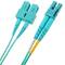 Cable OM3 de fibra òptica LC a SC multimode duplex 50/125 de 3m