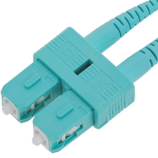 Cable OM3 de fibra òptica LC a SC multimode duplex 50/125 de 3m