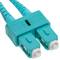 Cable OM3 de fibra óptica LC a SC multimodo duplex 50/125 de 5m