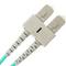 OM3 Fiber Optic Cable LC to SC duplex 50/125 multimode 20m