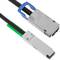 Cable QSFP + SFF-8436 a CX4 SFF-8470 de 10 Gigabit d'1m