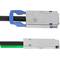 Cable QSFP + SFF-8436 a CX4 SFF-8470 de 10 Gigabit d'1m