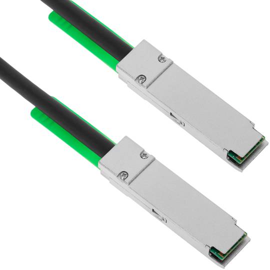 Baosity QSFP+ to QSFP+ Direct Attach Cable Passive SFF-8436 to SFF-8436 3 Meter 40Gbps Ethernet Cooper Breakout Cable Splitter 