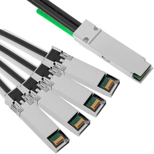 QSFP + Kabel SFF-8436 bis 4 SFF-8431-SFP + 40 Gigabit 1m