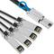 Cable MiniSAS SFF-8088-4 SFP + SFF-8431 de 10 Gigabit d'1m