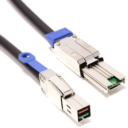 Kabel MiniSAS-HD SFF8644 do MiniSAS SFF8088 2m