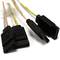 Kabel MiniSAS-HD SFF8644 na SATA 7pin 1m