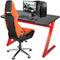 Table de gaming et jeux PC avec pieds en 'Z' 120 x 60 x 75 cm