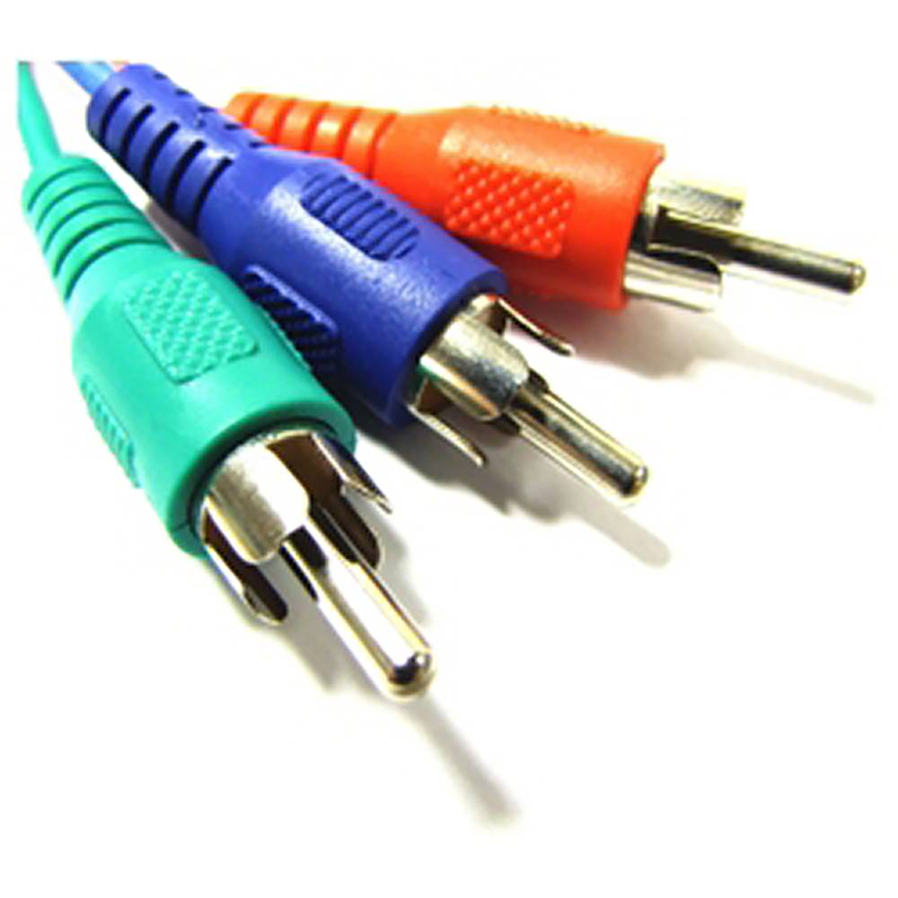 Cable Vídeo RGB 3xRCA (M/M) 5m