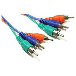 3xRCA RVB Câble vidéo (M/M) 10m