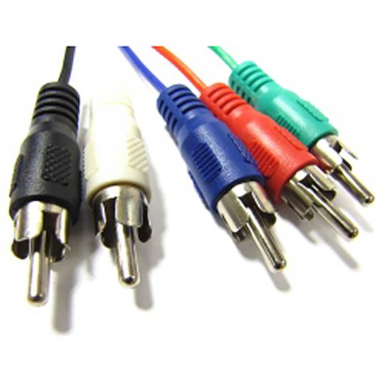 Cable A/V RGB 5xRCA (M/M) 20m