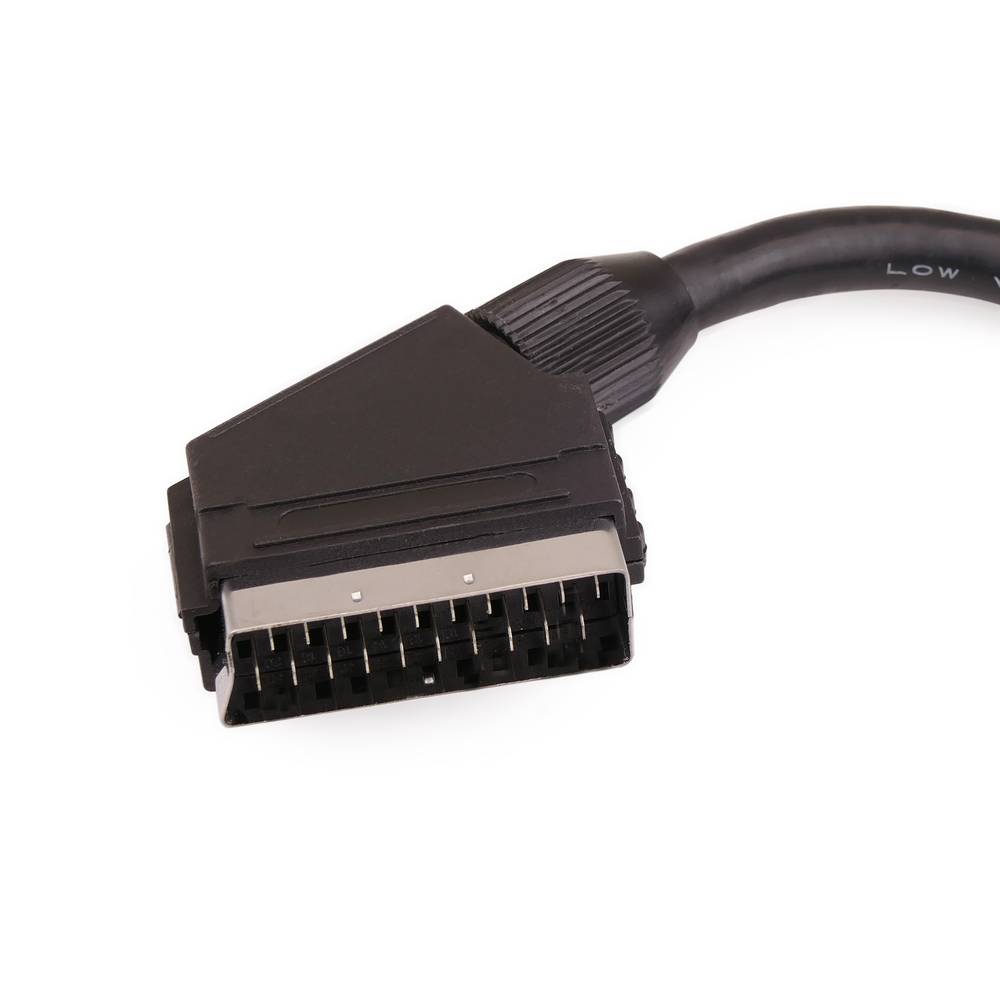 Cable Vídeo RGB 5xRCA a Euroconector (M/M) 1.8m